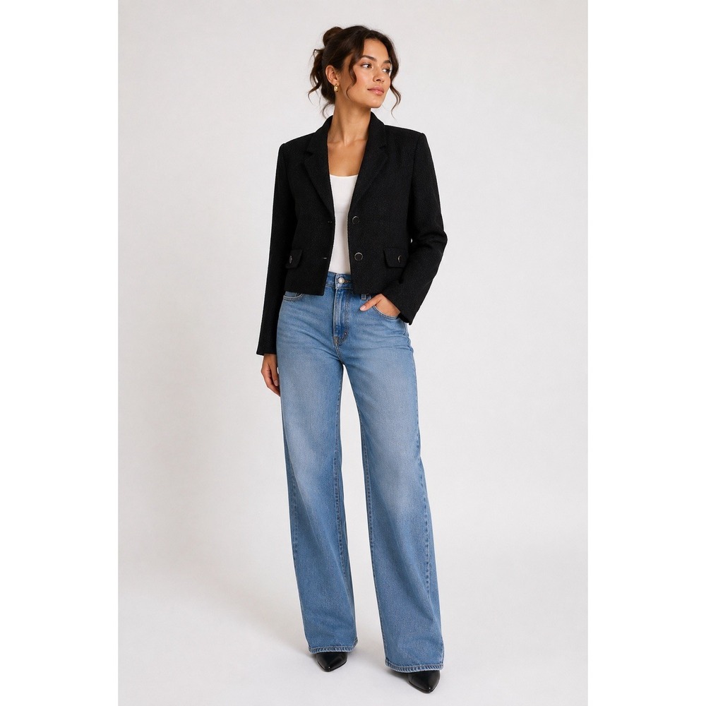 Endless Rose Black Blazer Large Tailored Workwear NWT Classic Chic